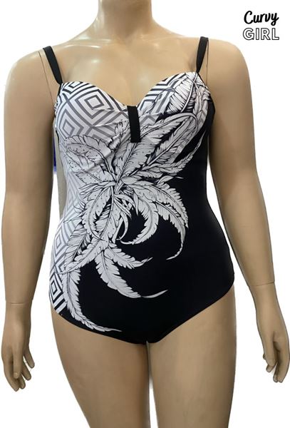 Immagine di PLUS SIZE TUMMY CONTROL SWIM SUIT